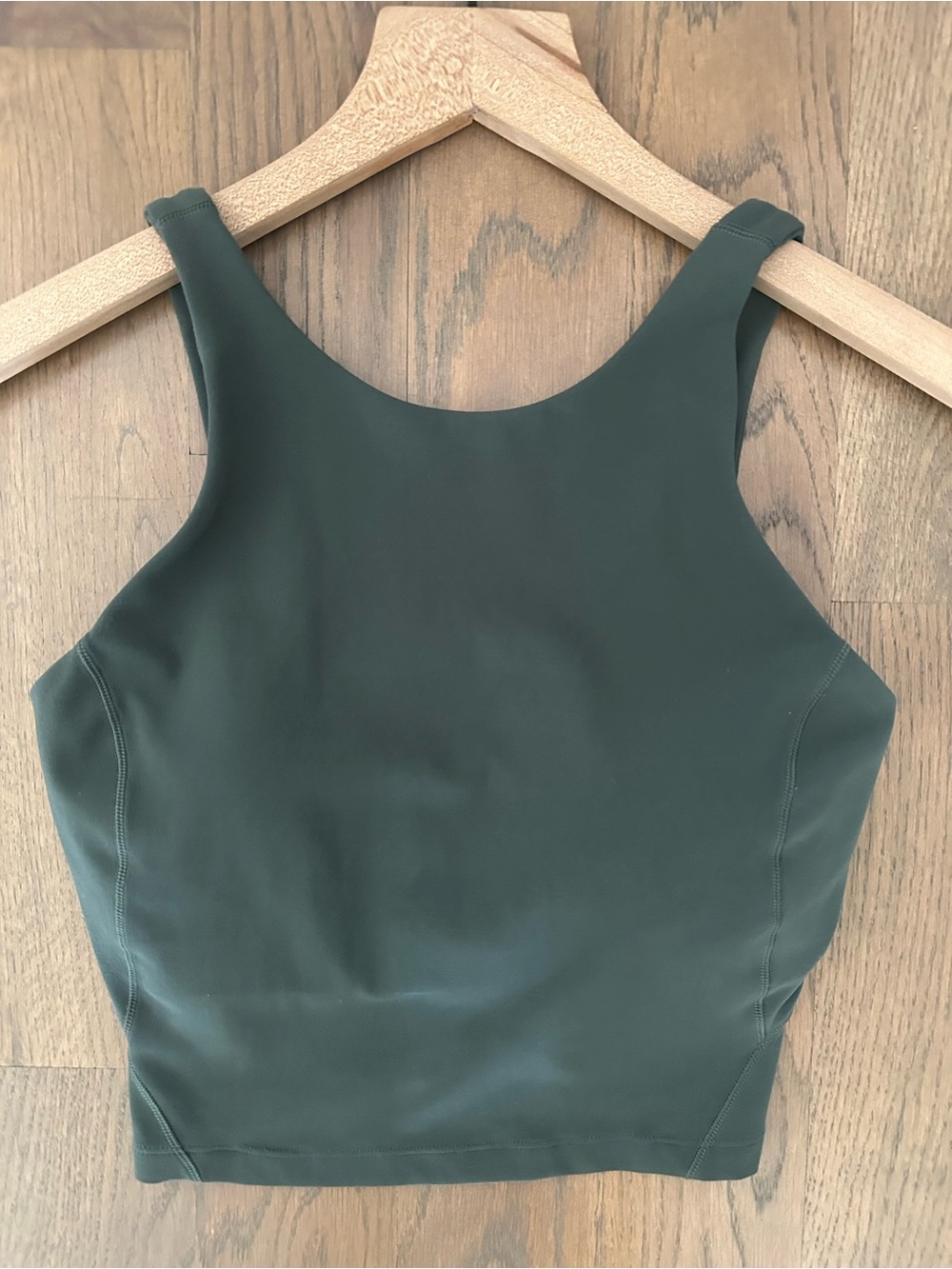 Lululemon Align High-Neck Tank Top Light Support Smoked Spruce Green Size 2